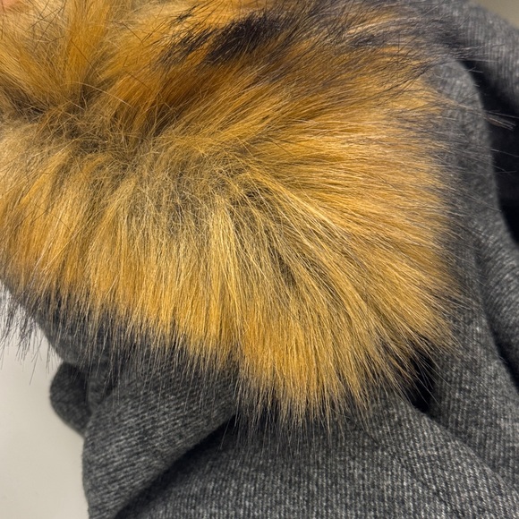 KHAITE “Finna” Sophisticated Coat with Removable Faux Fur Collar - size 0 - NWT - Picture 15 of 16